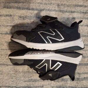 2 For $25  Size 7 Baby/Toddler New Balance Black and White Athletic Shoes